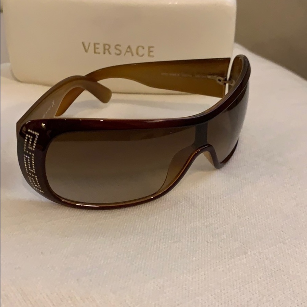 Versace sunglasses burgundy